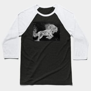 BLACK AND WHITE HORSE .1 Baseball T-Shirt